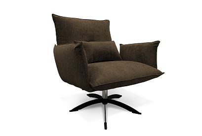 "Таймс" кресло; нераскл.; 12; металл черный; 216(1)+216(1) (гр.1)