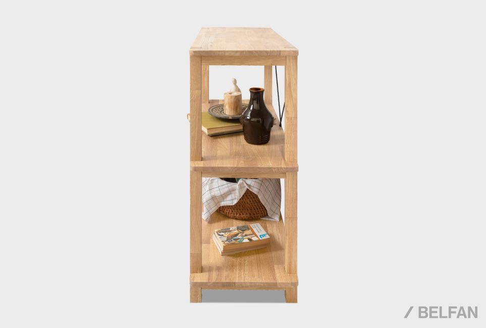 Стеллаж "Арт" 2 массив дуба 8