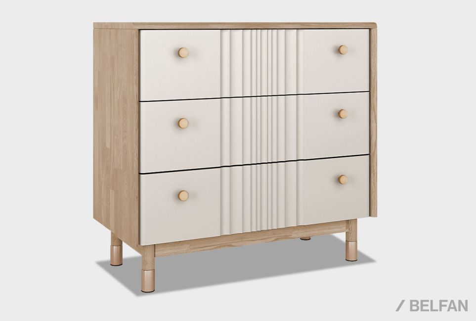 Комод "Меридиан" 3 массив дуба, МДФ 1