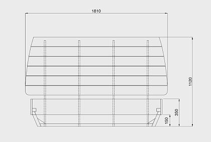 Кровать "Уоллстрит" (комбинированная)