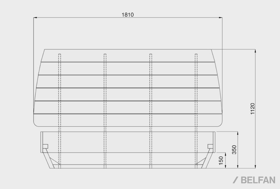 Кровать "Уоллстрит" (комбинированная) массив дуба, МДФ 2