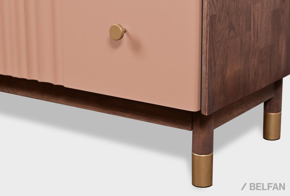 Комод "Меридиан" 3 массив дуба, МДФ 4