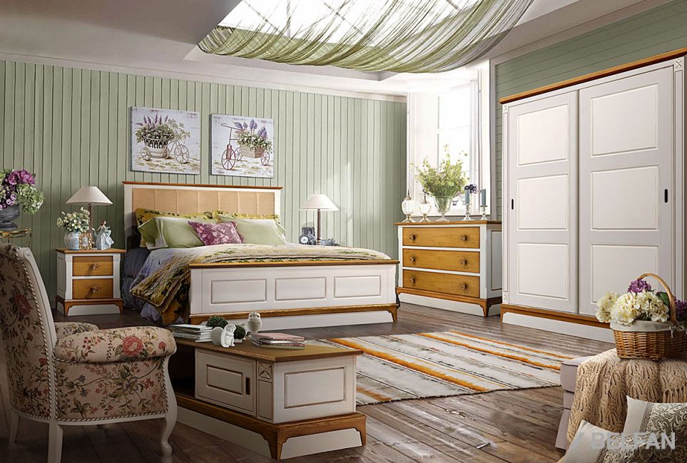 Кровать-диван под два матраса "Бриансон" массив и шпон дуба, МДФ 4