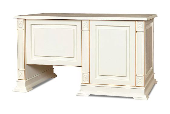 Стол письменный "Верди Люкс 9" массив и шпон дуба 4