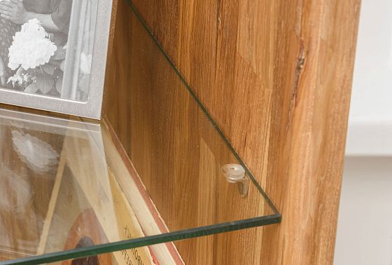 Шкаф с витриной 1-но дверный "Ирвинг" (левый) массив дуба 3