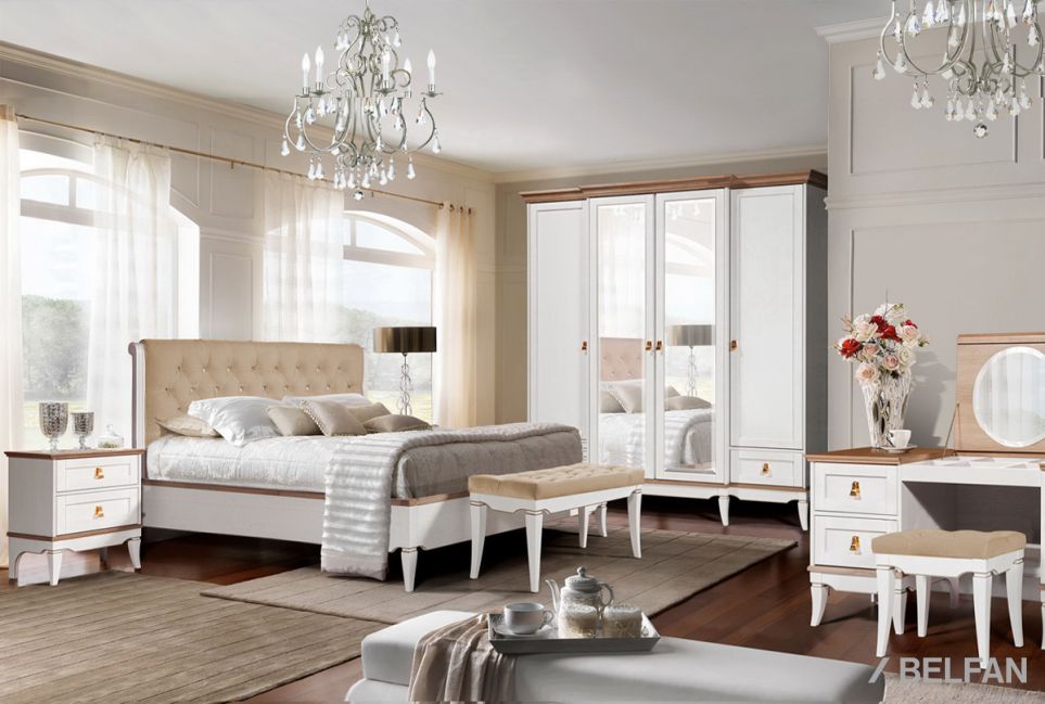 Кровать "Стюарт" (мягкое изголовье) массив и шпон дуба 4