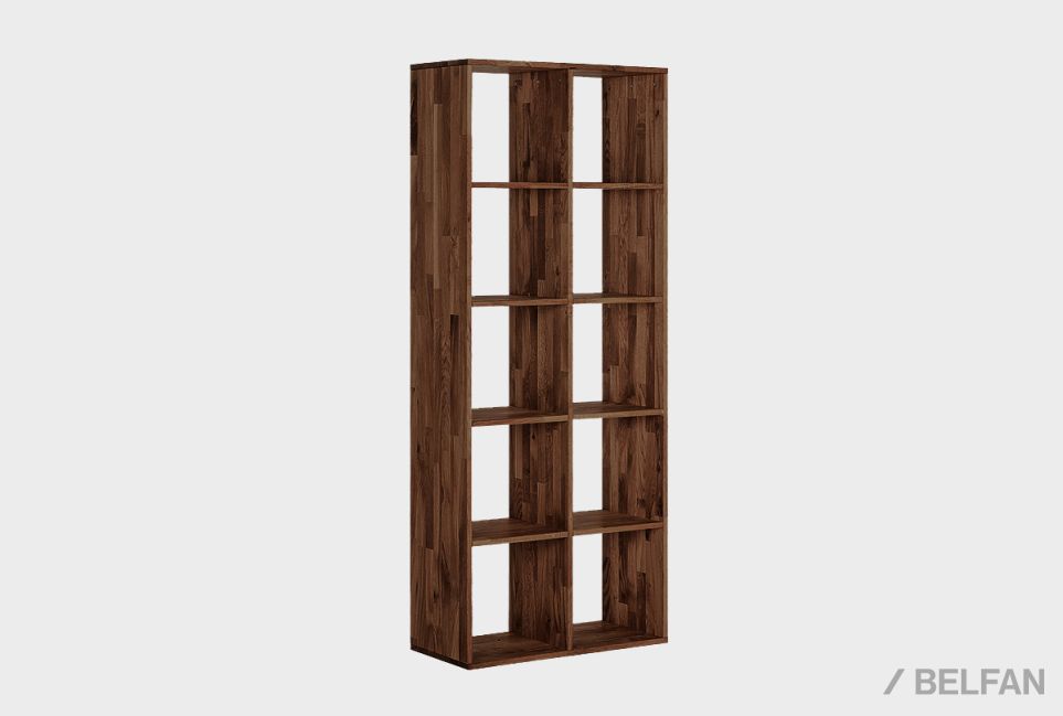 Стеллаж открытый "Арт" 10 массив дуба 1