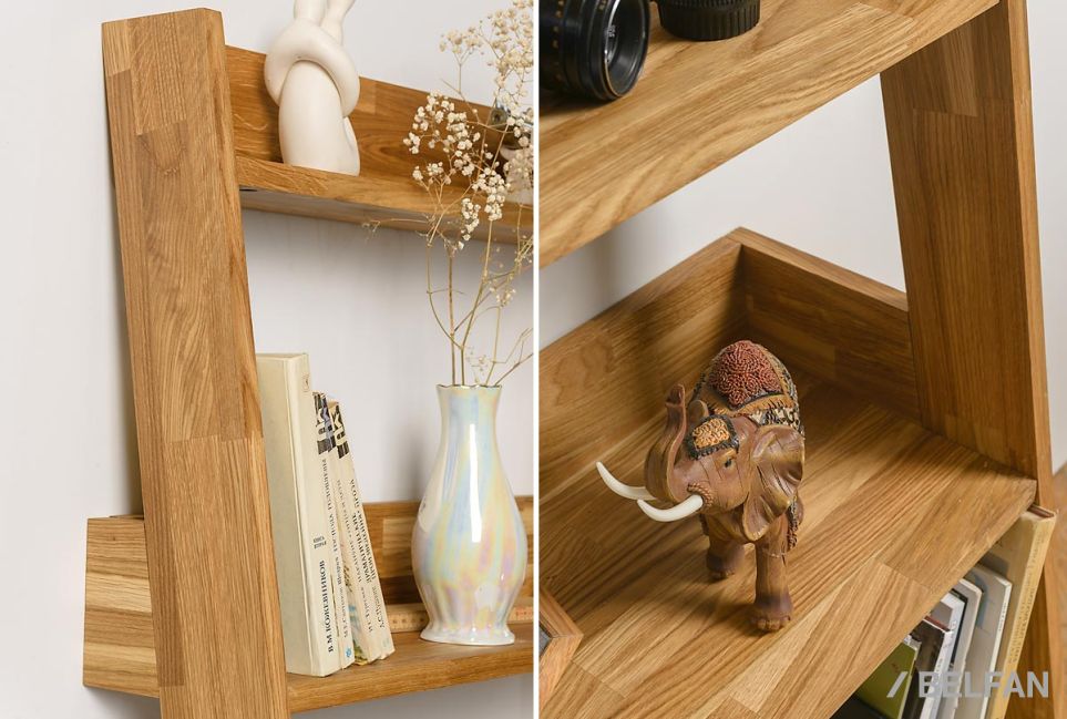 Стеллаж "Ирвинг" массив дуба 6