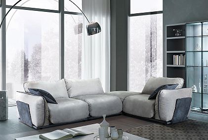 "Ферре" диван 3-х местный с пуфом