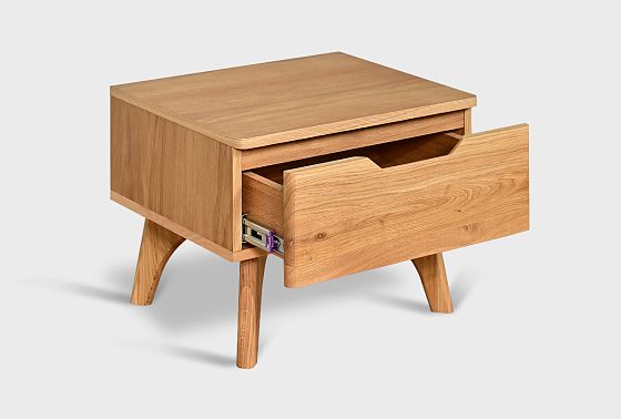 Тумба прикроватная "Элва" B-1 массив и шпон дуба 12