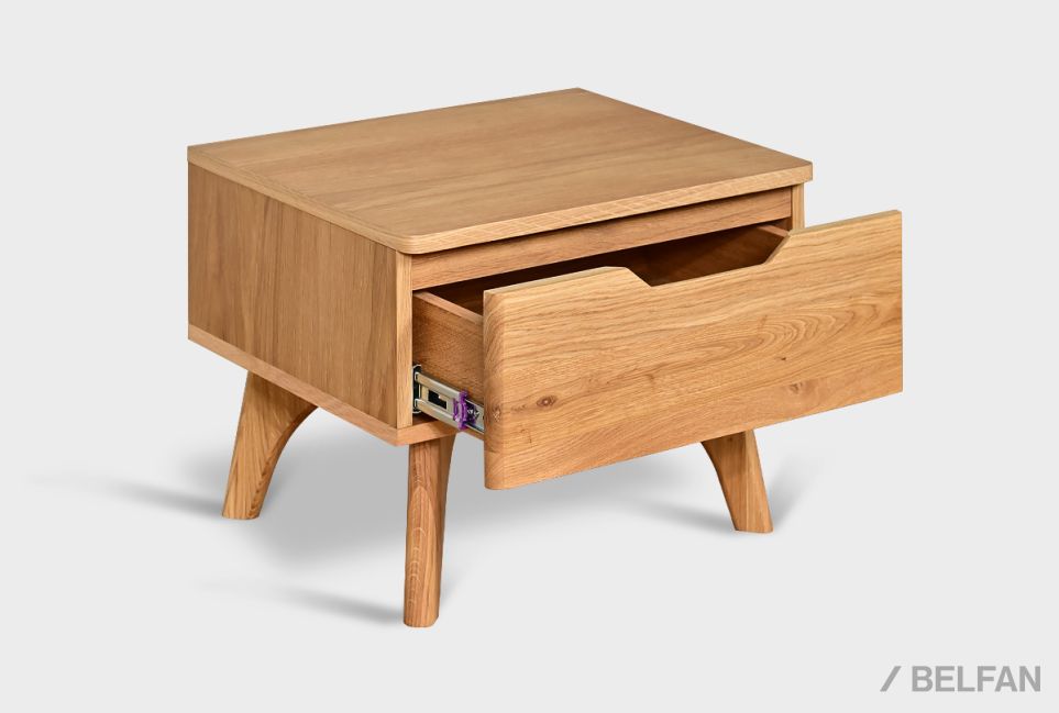 Тумба прикроватная "Элва" B-1 массив и шпон дуба 5
