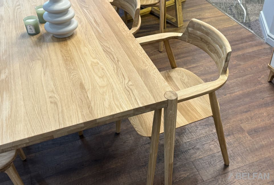 Стол обеденный "Мид" массив дуба 5