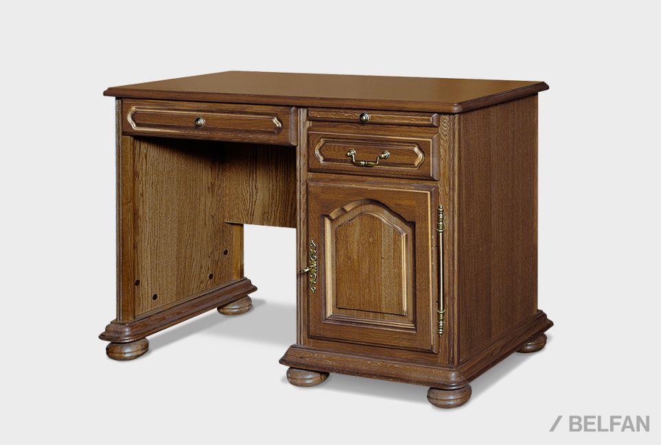 Стол письменный "Давиль" 1420 массив и шпон дуба 1
