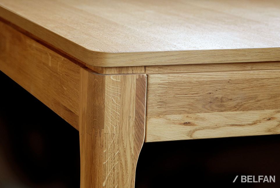 Стол обеденный "Wallstreet" (раскладной) массив и шпон дуба 2