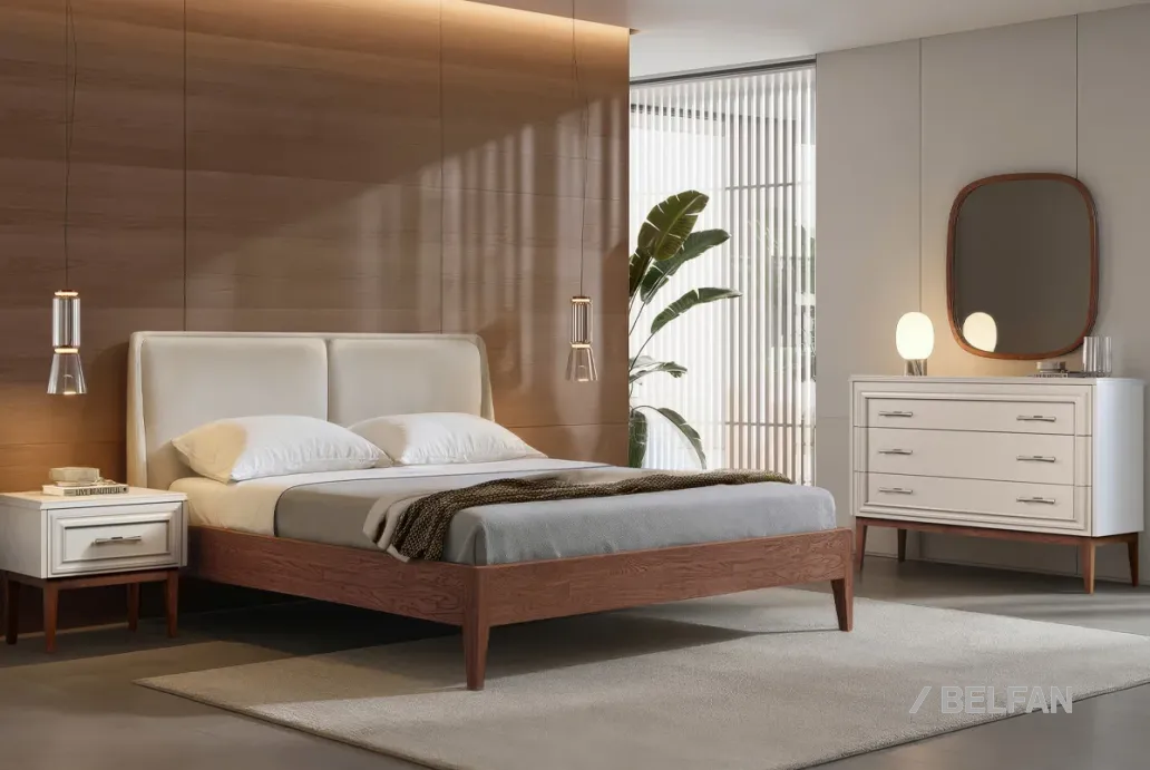 Спальня «Сакраменто» #6 марципан, орех