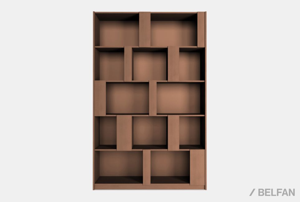 Стеллаж "Сакраменто" 150 (без зеркал) МДФ, шпон дуба 1