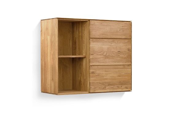 Шкаф навесной "Гринвуд" 2 (с нишей) массив дуба 16