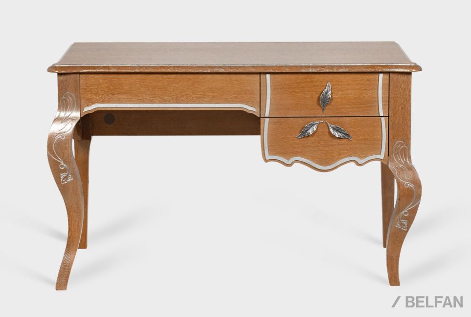 Стол письменный "Трио" массив и шпон дуба 2