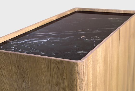 Тумба высокая "Бергамо" массив дуба 11