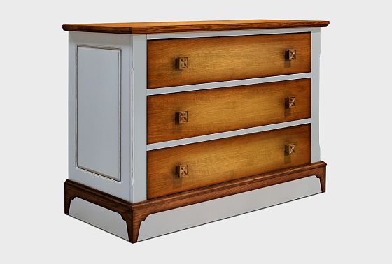 Комод "Бриансон" массив и шпон дуба, МДФ 4