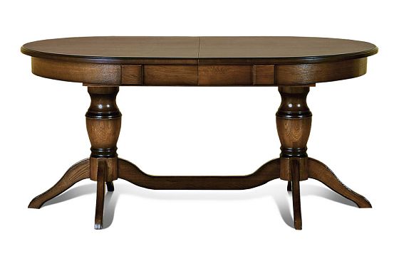 Стол обеденный "Верди Люкс 5РД" массив и шпон дуба 4