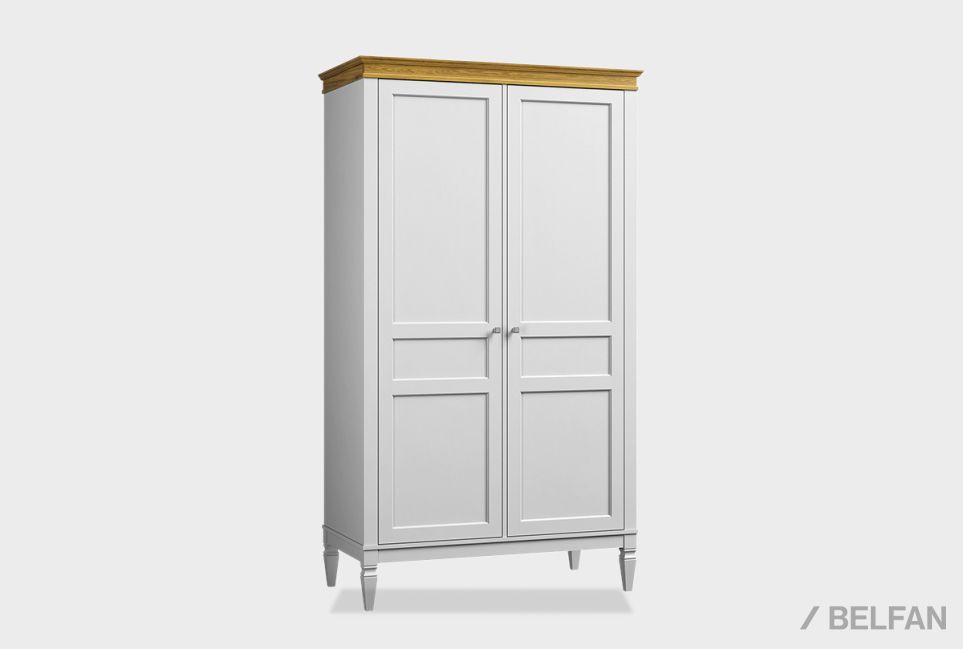 Шкаф для одежды 2-х дверный "Ольса-С" 20 массив сосны 2