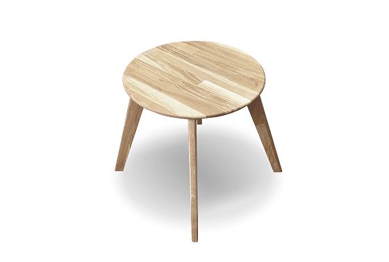 Стол журнальный "Арт" круглый 263 массив дуба 5