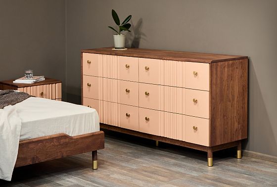 Комод "Меридиан" 6 массив дуба, МДФ 5