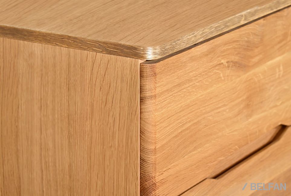 Комод "Элва" B-5 высокий массив и шпон дуба 3