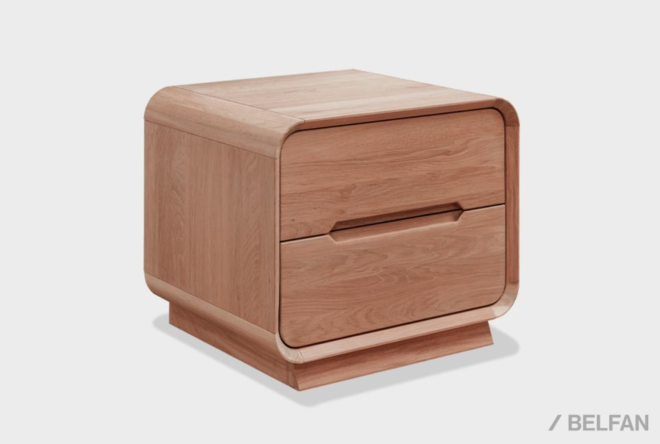 Тумба прикроватная "Монблан" массив дуба 1