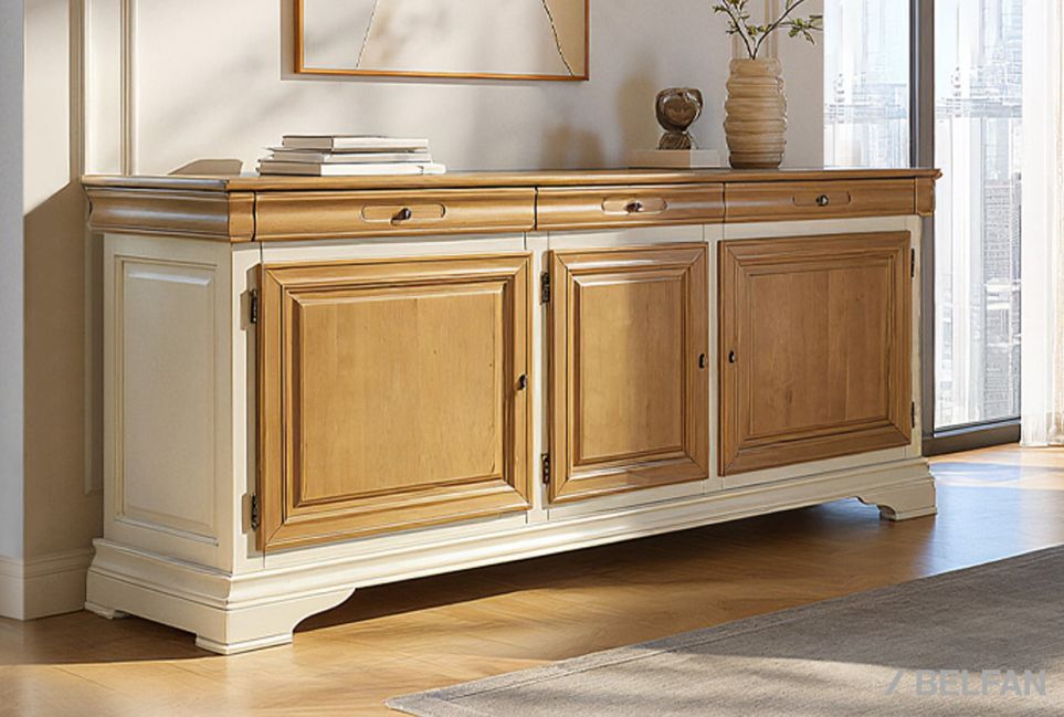 Тумба "Оливия" (широкая) массив и шпон ольхи 1