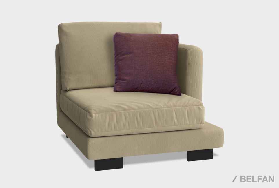 "Леформ" секция 1-но местная с подлокотником 1