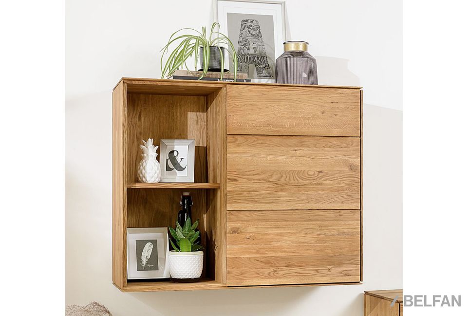 Шкаф навесной "Гринвуд" 2 (с нишей) массив дуба 8