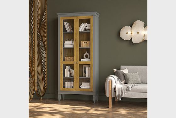 Витрина "Ольса-С" 200 массив сосны 6