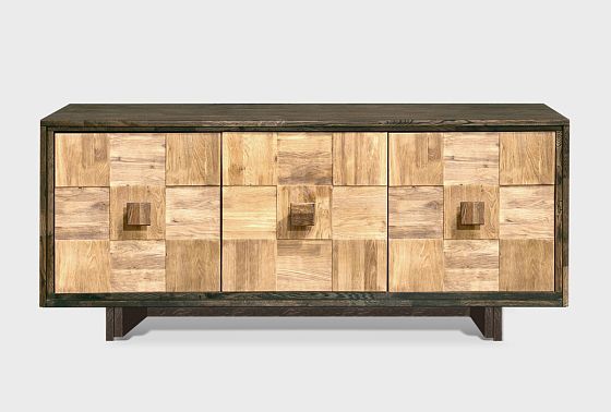 Тумба "Cube Design" 3 массив и шпон дуба 3