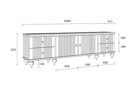 Тумба под ТВ "Рандеву" 24