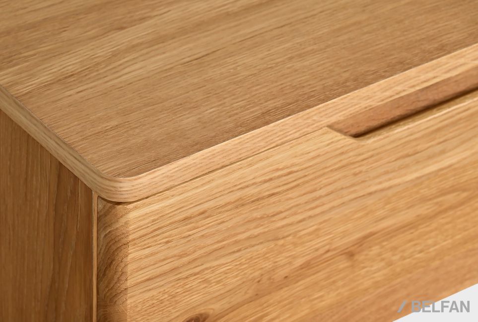 Тумба прикроватная "Элва" B-1 массив и шпон дуба 5