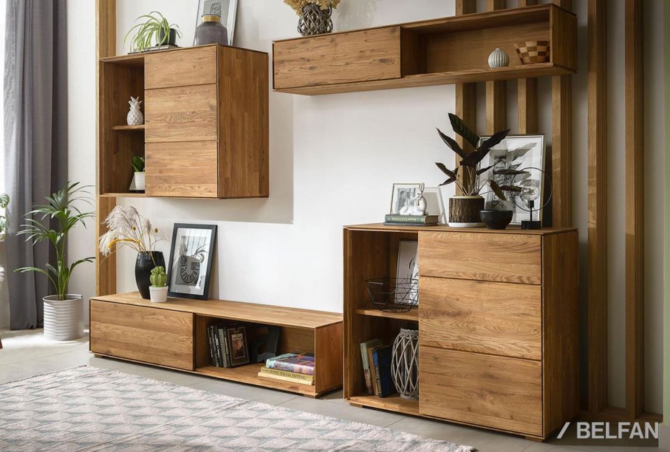 Тумба "Гринвуд" 2 (с нишей) массив дуба 3