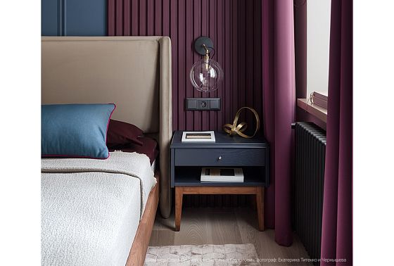 Кровать "Сакраменто" (мягкое изголовье) массив дуба 4