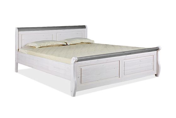 Кровать двуспальная "Мальта-М" 160 (без ящиков) массив сосны 2