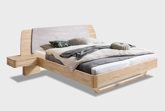 Кровать "Монблан" (с прикроватными тумбами) массив дуба 8