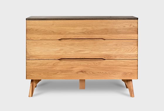 Комод "Элва" B-3 массив и шпон дуба 10