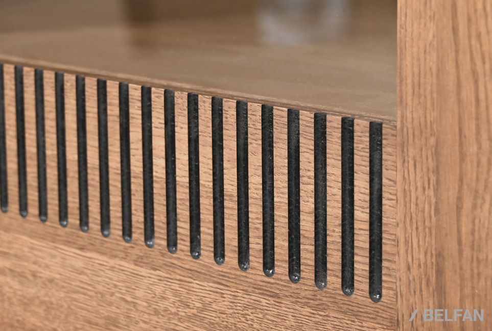 Витрина 1-но дверная "Бергамо" (левая) массив дуба 7