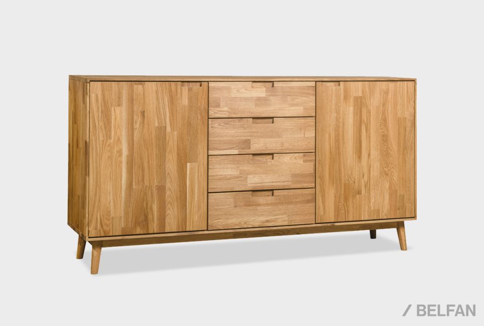 Тумба "Ирвинг" 3 массив дуба 2