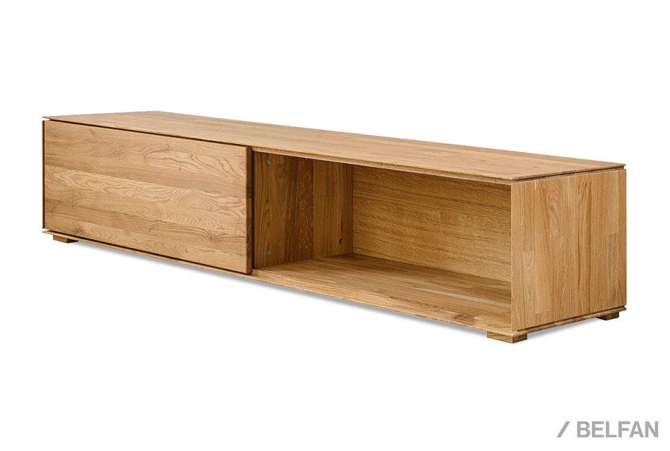 Тумба под ТВ "Гринвуд" массив дуба 12