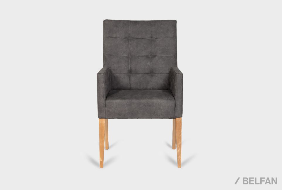 Стул "Берген" М с подлокотниками массив берёзы 5