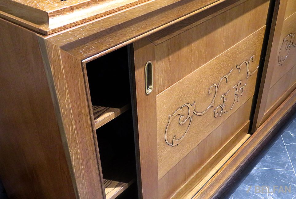 Тумба-купе "Соната" (декор) массив и шпон дуба 3