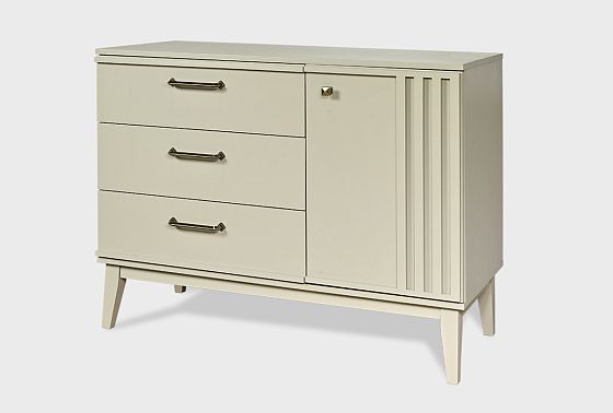 Комод "Чикаго" (3 ящика) массив и шпон дуба 11