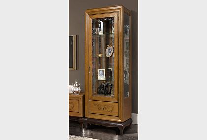 Шкаф с витриной 1-но дв. "Соната" (правый)