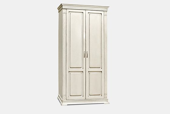 Шкаф для одежды 2-х дв. "Верди Люкс" массив и шпон дуба 4